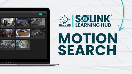 Solink Motion Search Feature