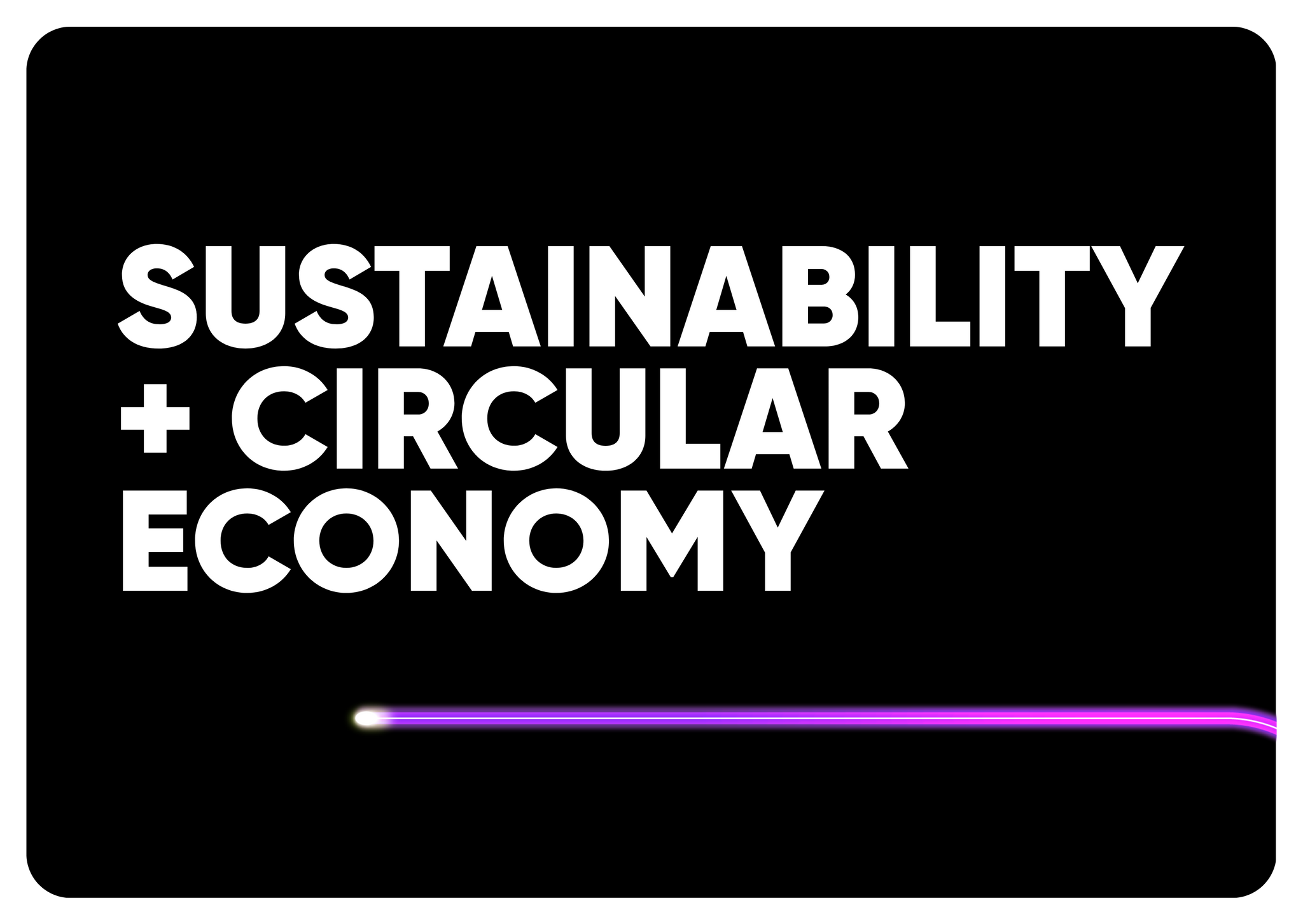 Sustainability + Circular Economy