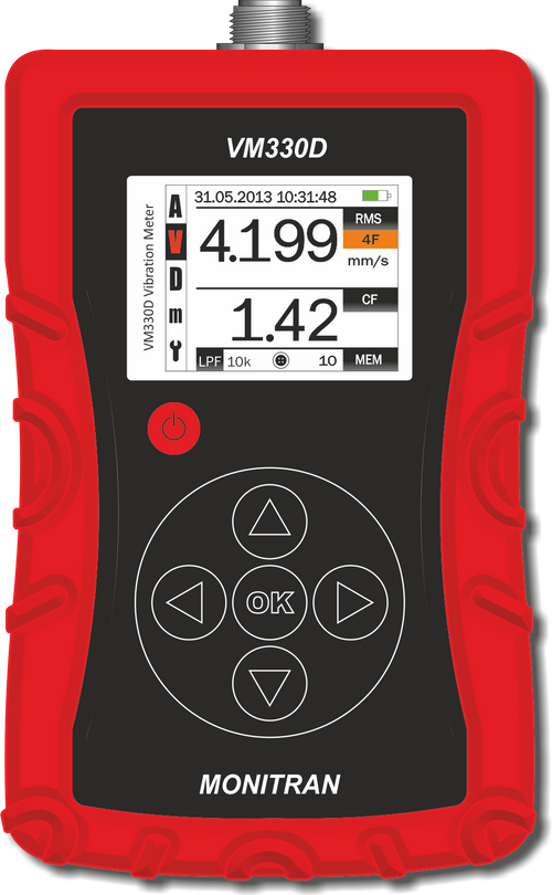 Portable Hand Held Vibration Meter