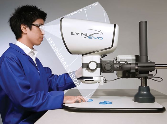 Lynx EVO ergonomic stereo microscope with zoom