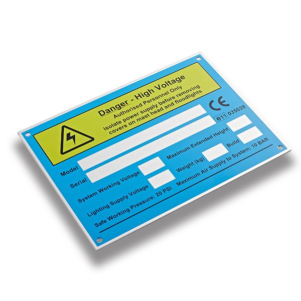 Serial Number & Rating Plates