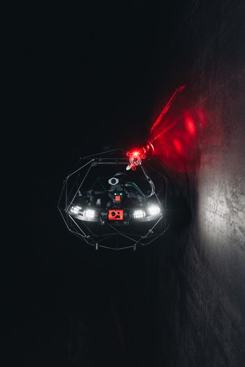 Ultrasonic Thickness Testing Using  Elios 3 UT Drone Attachment