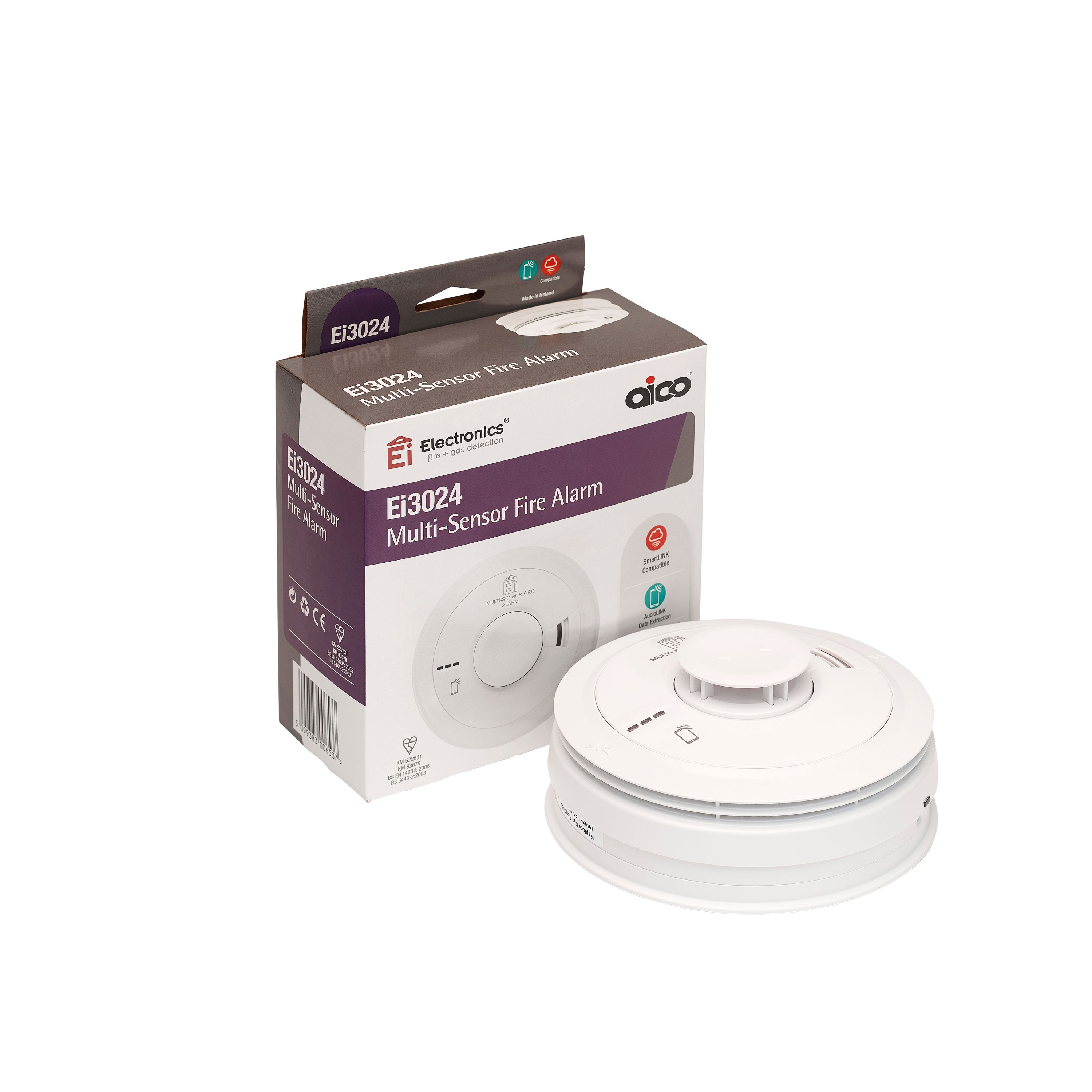 Aico EI3024 Multi-sensor Fire Alarm Detector for sale online 