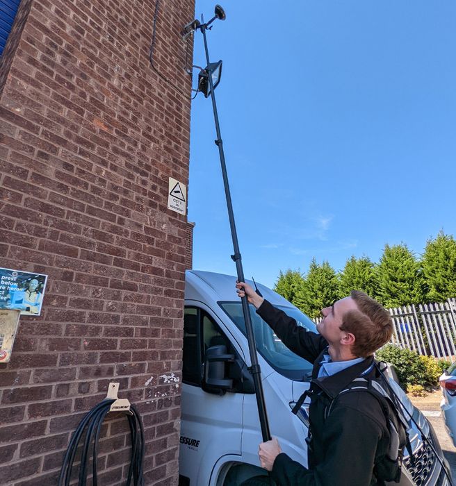 9.1Meters Dragonfly® CCTV Cleaning Kit 30ft The Fire Safety Event 2025