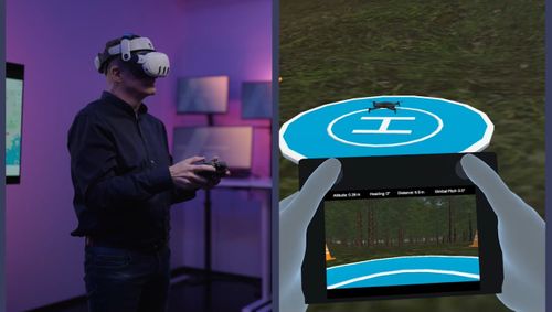 AirSkill VR drone simulator