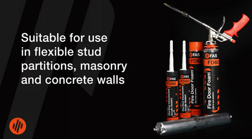 Installing 90-120 minute fire doors with FAS Fire Door Foam™ & Fire Door Intumescent Acrylic Sealant