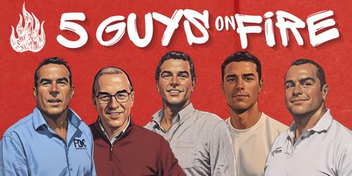 Five Guys on Fire