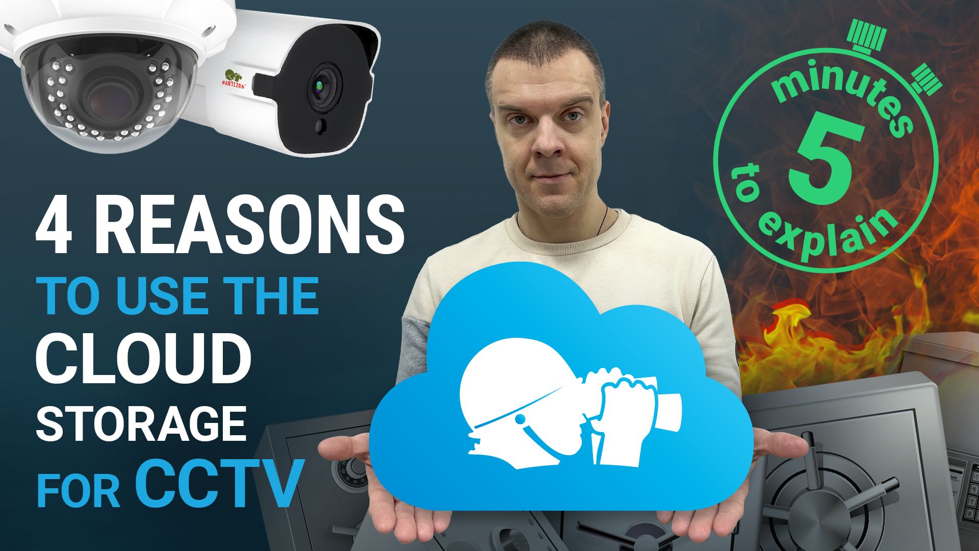 4 reasons to use the cloud storage for CCTV: Partizan Cloud