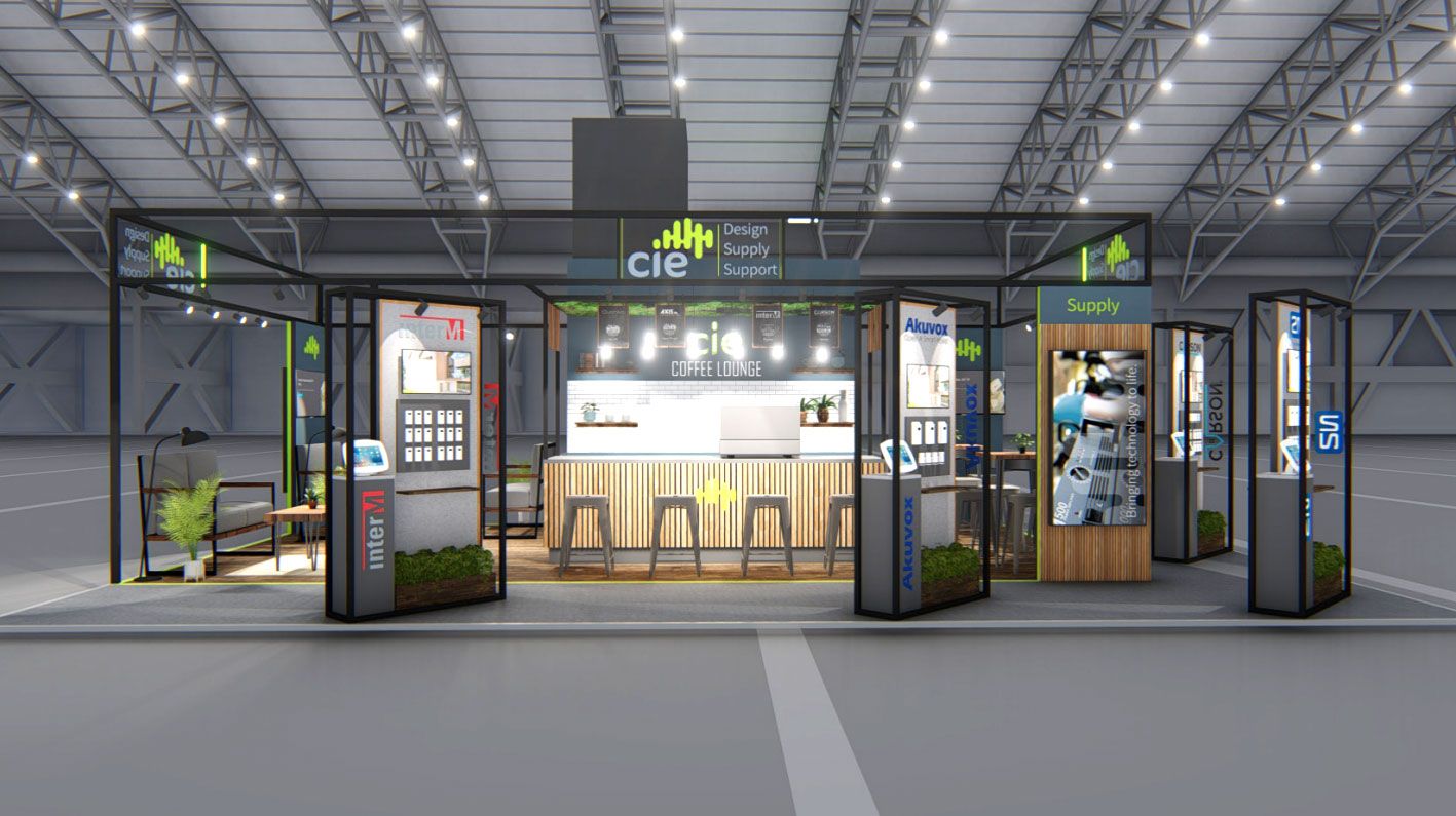 CIE-Group Coffee Lounge booth revealed for The Security Event 2022