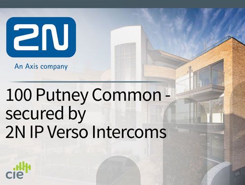 100 Putney Common apartments secured by 2N IP Intercom System