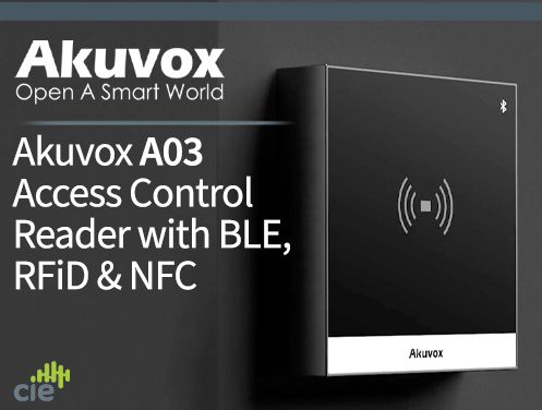 Akuvox A03 Access Control Reader with Bluetooth NFC & RFiD