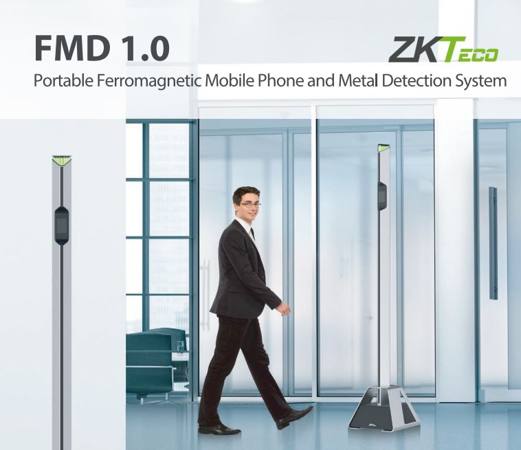 ZKTeco's FMD 1.0 Portable Ferromagnetic Mobile Phone and Metal Detection System