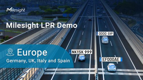 Milesight LPR Demo - Europe (Germany, UK, Italy and Spain)