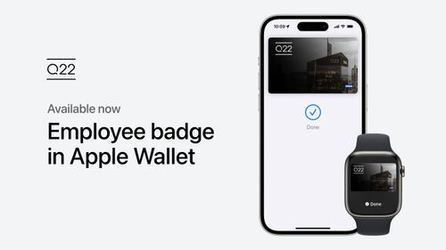 How to add your employee badge to Apple Wallet at Q22