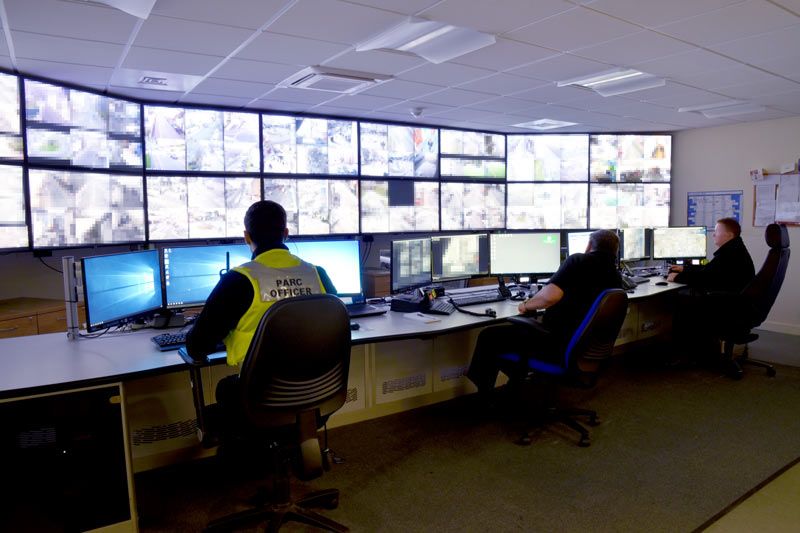 Cctv monitoring room sale