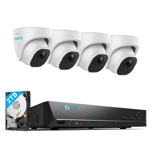 4K+ UHD NVR  8 Channel Dome Kit