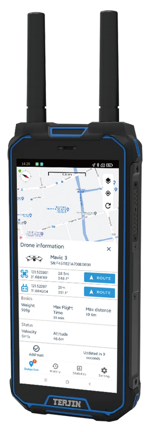 Handheld drone locator