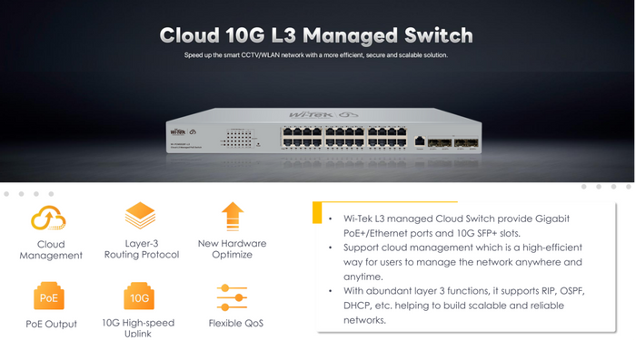 Cloud L3 Management Switch