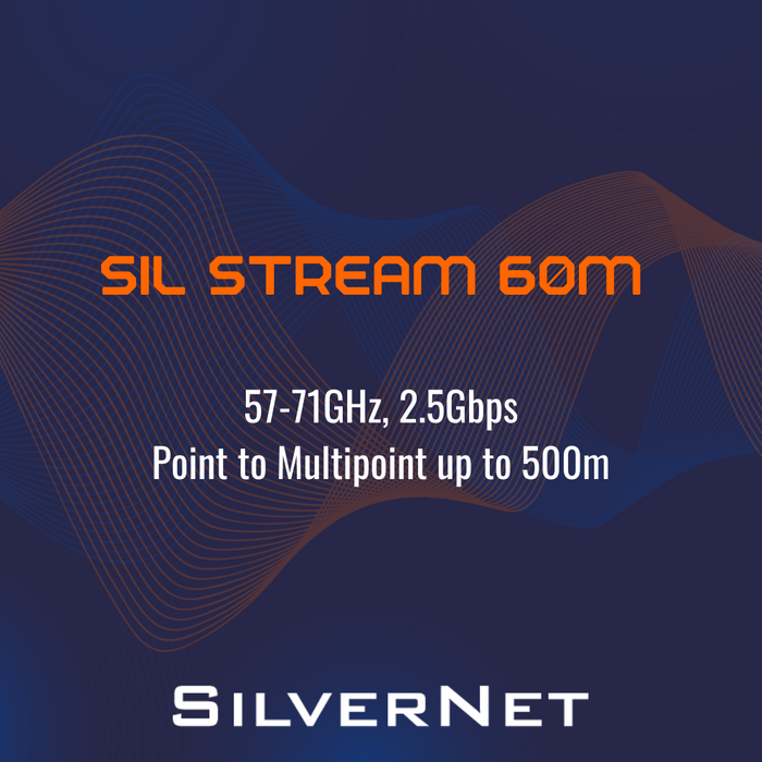 STREAM 60M 60GHZ UP TO 2.5GBPS, 500M OUTDOOR POINT-TO-MULTIPOINT BASE RADIO