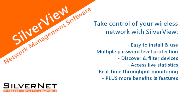 SILVERVIEW PRO - WIRELESS NETWORK MANAGEMENT & MONITORING SOFTWARE