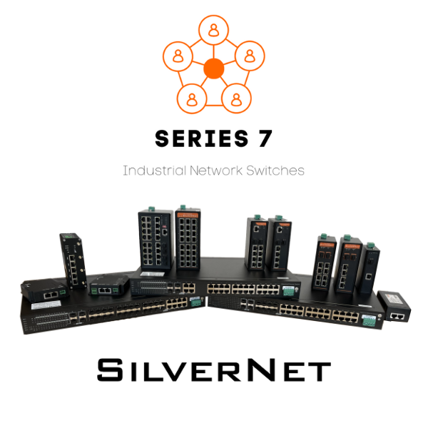 73208P SERIES 7 - INDUSTRIAL UNMANAGED NETWORK SWITCH 8 PORT POE+ WITH 2 SFP PORTS