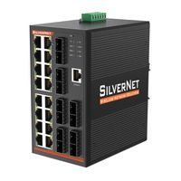 73816MP-10G SERIES 7 - INDUSTRIAL MANAGED 16 PORT ETHERNET 12 PORT SFP 4 PORT 10G SFP+ LAYER 2 SWITCH