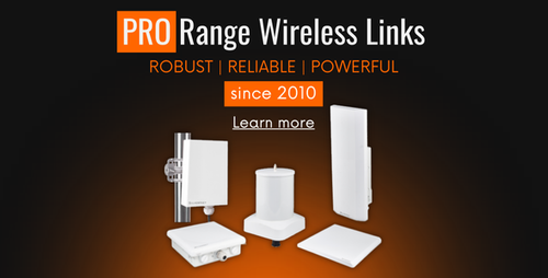 PRO RANGE WIRELESS NETWORK LINKS