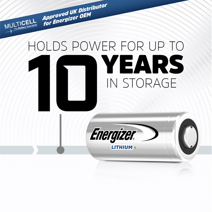 Energizer CR123 Lithium Batteries: Small in Size, Big on Performance.