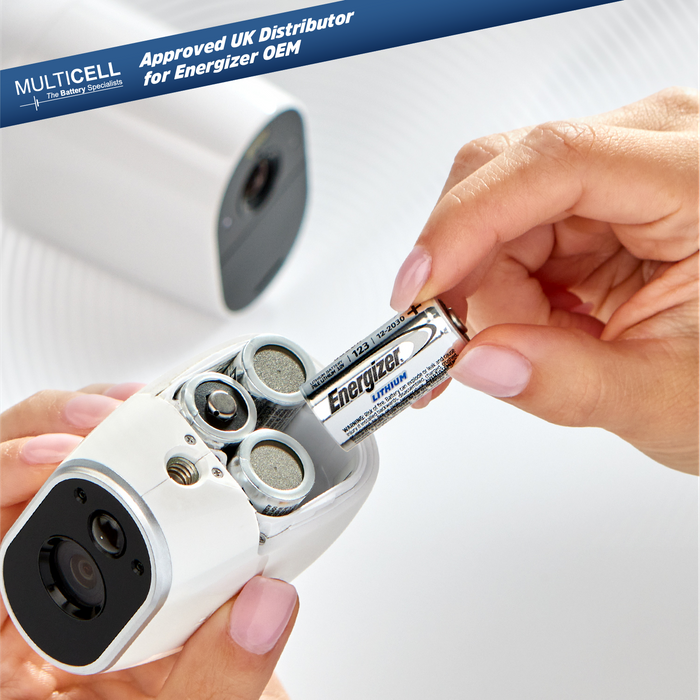 Energizer CR123 Lithium Batteries: Small in Size, Big on Performance.