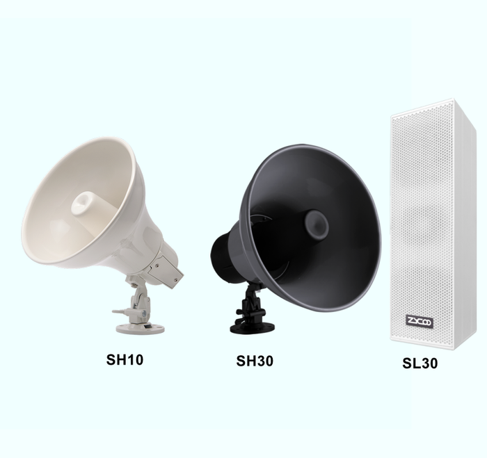 ZYCOO Network SIP Outdoor Speakers (SH10, SH30, SL30)