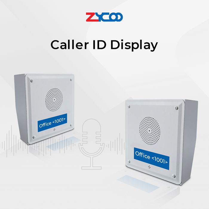 ZYCOO SQ10 Series Network SIP Talkback Speakers with LCD