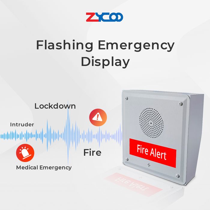 ZYCOO SQ10 Series Network SIP Talkback Speakers with LCD