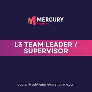 Level 3 Team Leader/Supervisor Apprenticeship