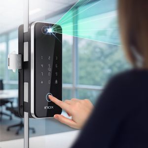 ISGK INOX Glass Door Deadbolt Smart Lock
