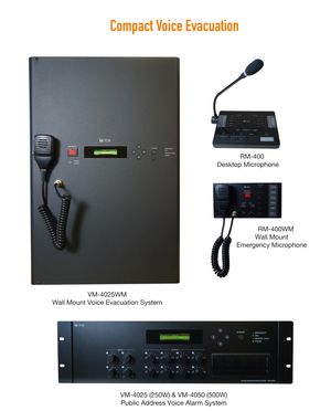 NEW – VM-4000 Series Voice Evacuation System