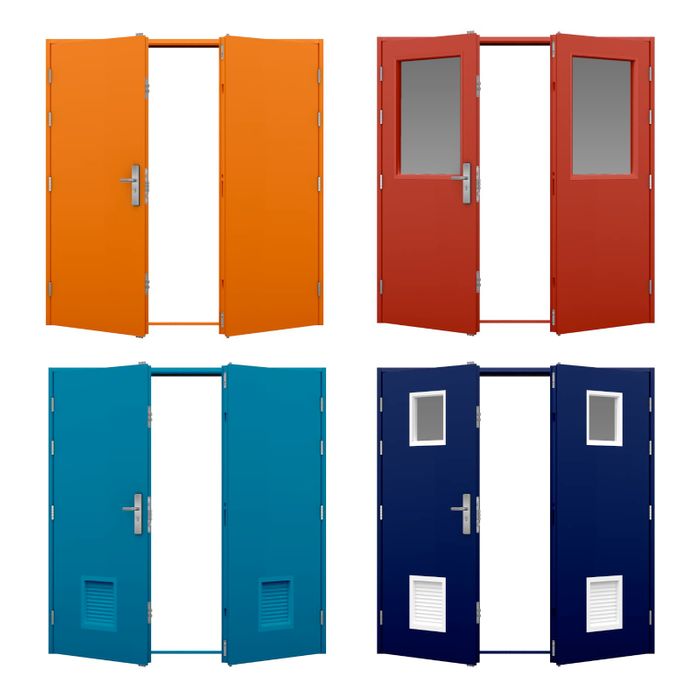 Double Steel Door (Security)