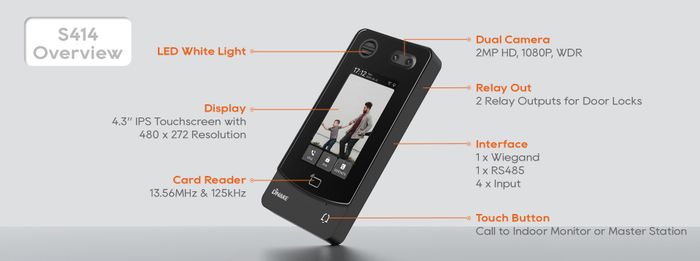 Dnake S414 IP Door Entry Panel
