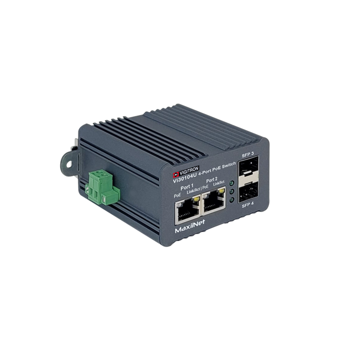 Vi30104U | 4-Port Layer 2, 1G PoE Switch