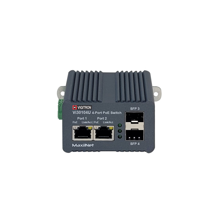 Vi30104U | 4-Port Layer 2, 1G PoE Switch