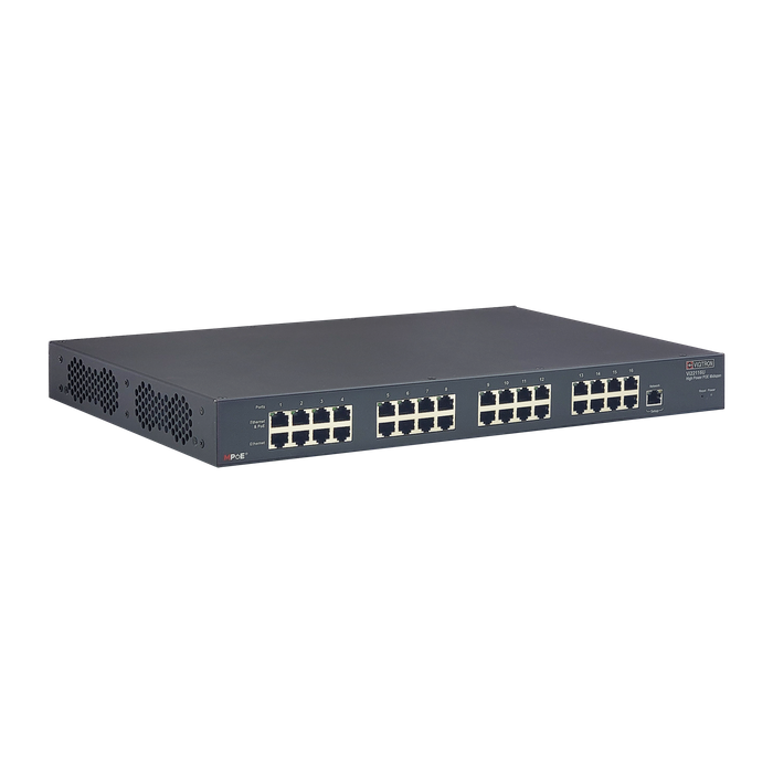 Vi22116U | 16-Port Managed High-Power 90W IEEE 802.3.bt Midspan