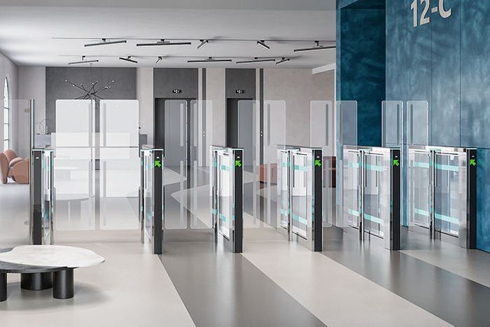 SW range - Speed gates with sweeper system