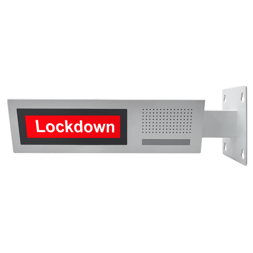 ZYCOO IPS-M1-D2 Dual-Sided SIP Multi-Info Speaker with Strobe & LCD