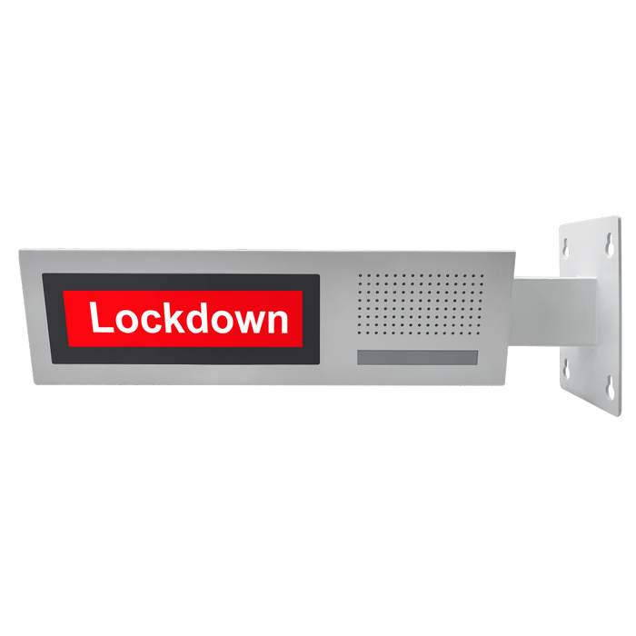 ZYCOO IPS-M1-D2 Dual-Sided SIP Multi-Info Speaker with Strobe & LCD