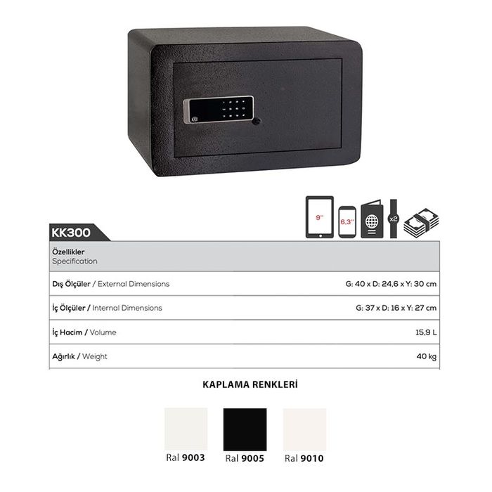 HOUSEHOLD/OFFICE SAFE: KK 300