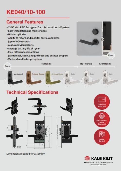 Kale Card Electronic Lock