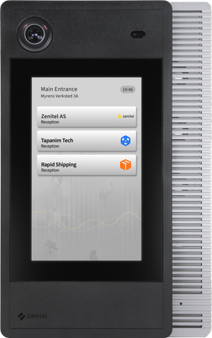 Zenitel Display Door (ZDD-1) – Effortless entrance, exceptional clarity.  