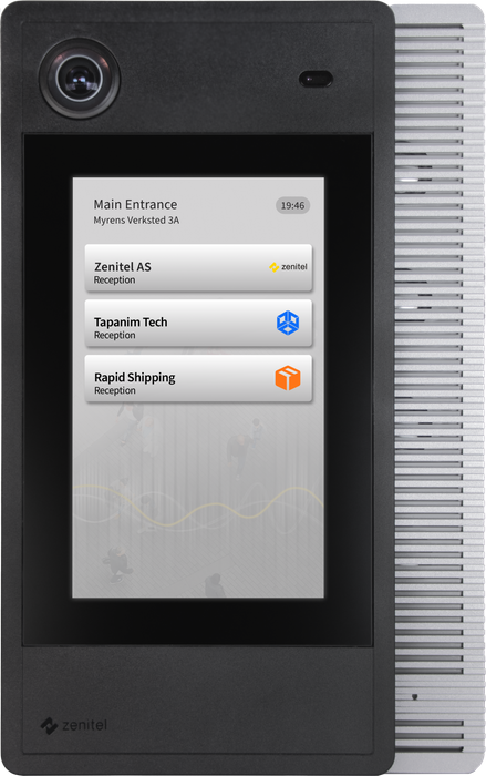 Zenitel Display Door (ZDD-1) – Effortless entrance, exceptional clarity.  