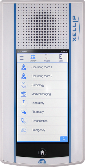 XE MED TOUCH (Intercom designed for the medical sector)