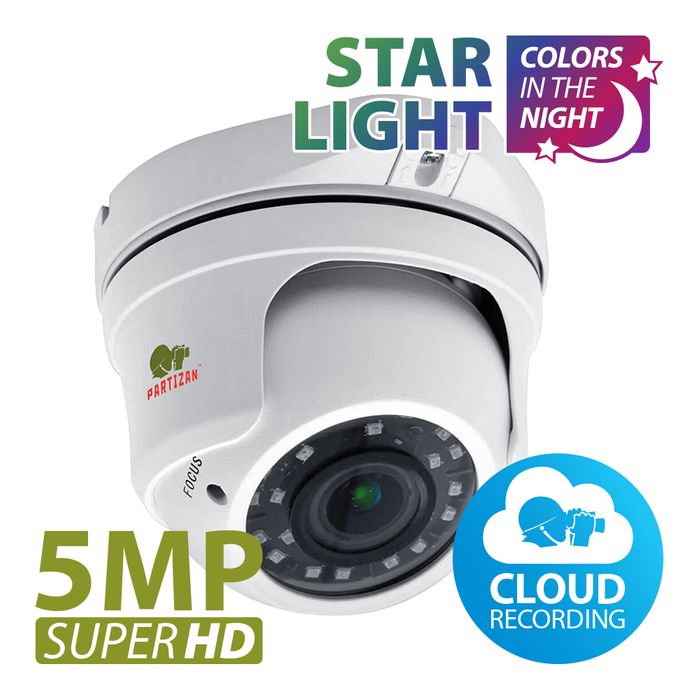 IP camera IPD-VF5MP-IR Starlight 3.0 Cloud with smart functions