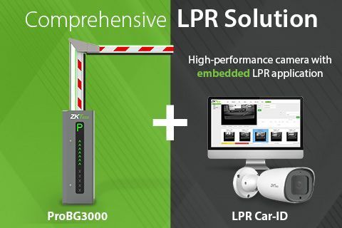 ZK-LPR Car ID: Our high-performance camera with embedded License Plate Recognition software